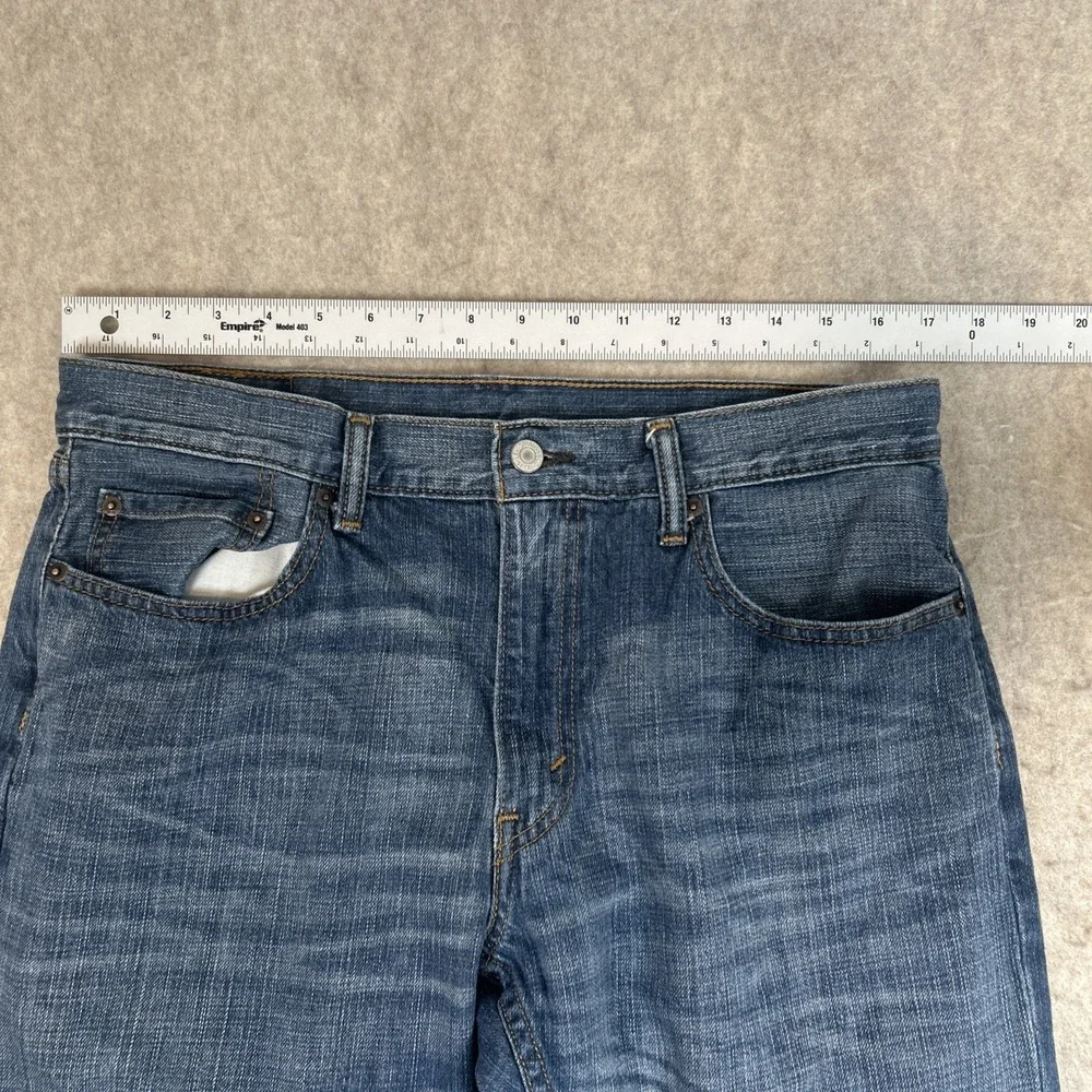 Levis 559 Jeans Men 34x32 Blue Loose Straight‎ Skater Baggy Grunge Distressed